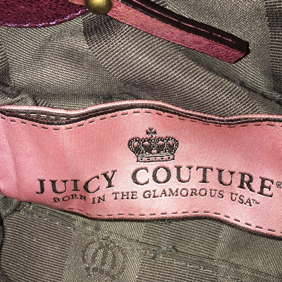 Vintage Juicy Couture purple leather purse. - Picture 12 of 16